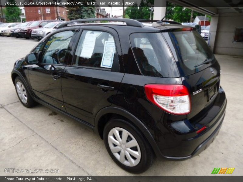 Black Pearl Metallic / Black 2011 Suzuki SX4 Crossover Technology AWD