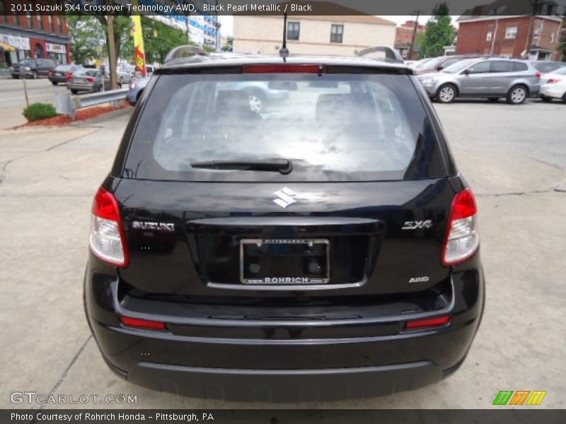 Black Pearl Metallic / Black 2011 Suzuki SX4 Crossover Technology AWD
