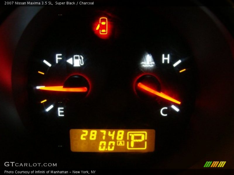 Super Black / Charcoal 2007 Nissan Maxima 3.5 SL