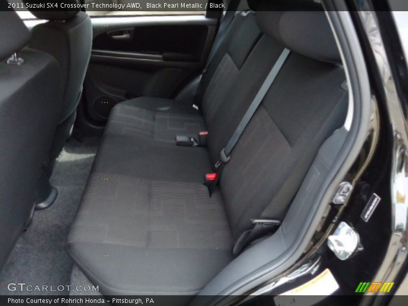 Rear Seat of 2011 SX4 Crossover Technology AWD