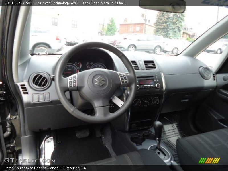 Black Pearl Metallic / Black 2011 Suzuki SX4 Crossover Technology AWD