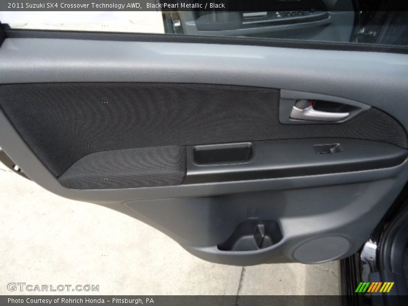 Black Pearl Metallic / Black 2011 Suzuki SX4 Crossover Technology AWD