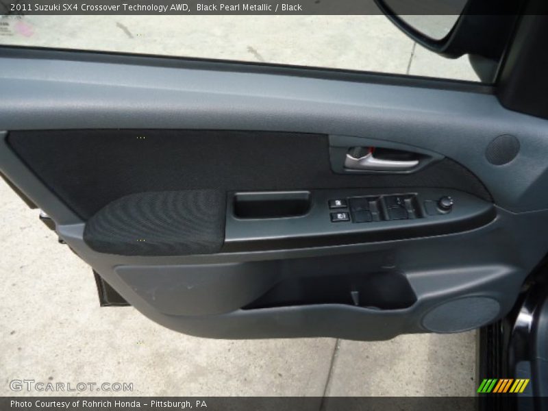 Black Pearl Metallic / Black 2011 Suzuki SX4 Crossover Technology AWD