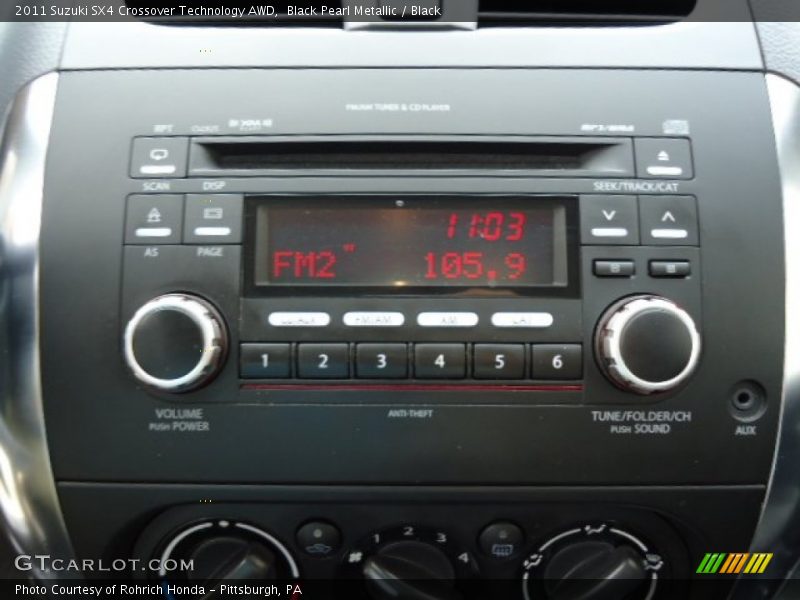 Audio System of 2011 SX4 Crossover Technology AWD
