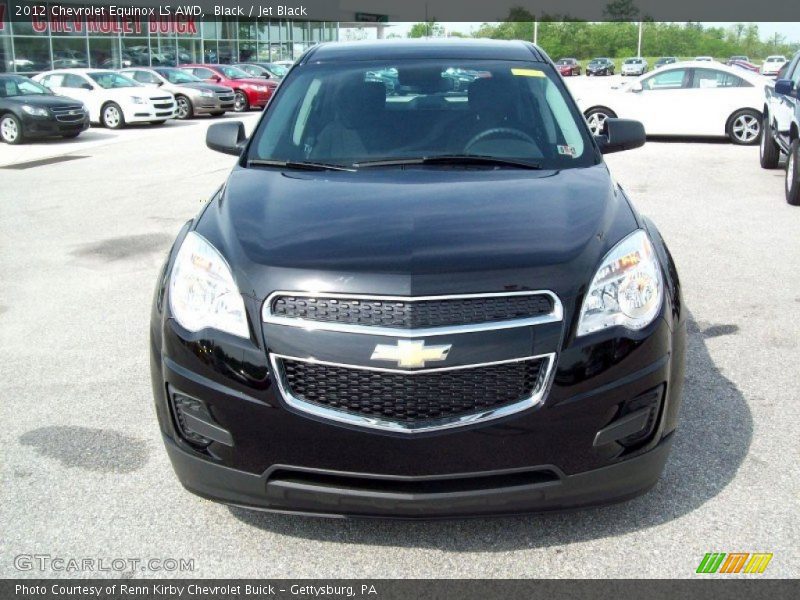 Black / Jet Black 2012 Chevrolet Equinox LS AWD