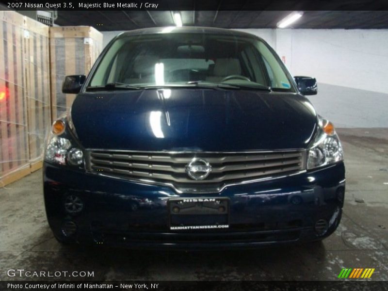 Majestic Blue Metallic / Gray 2007 Nissan Quest 3.5