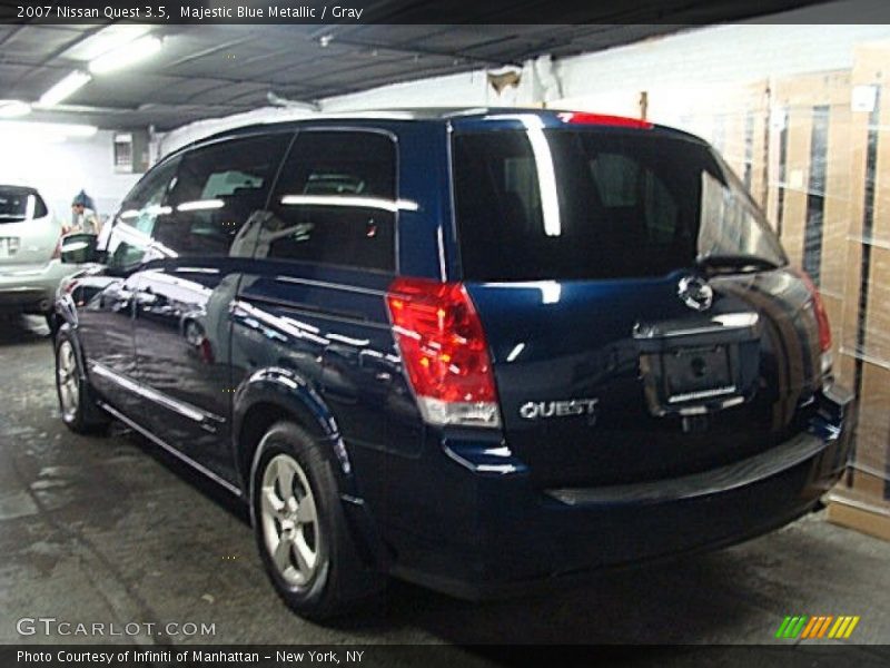 Majestic Blue Metallic / Gray 2007 Nissan Quest 3.5