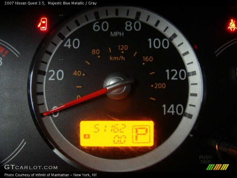 Majestic Blue Metallic / Gray 2007 Nissan Quest 3.5
