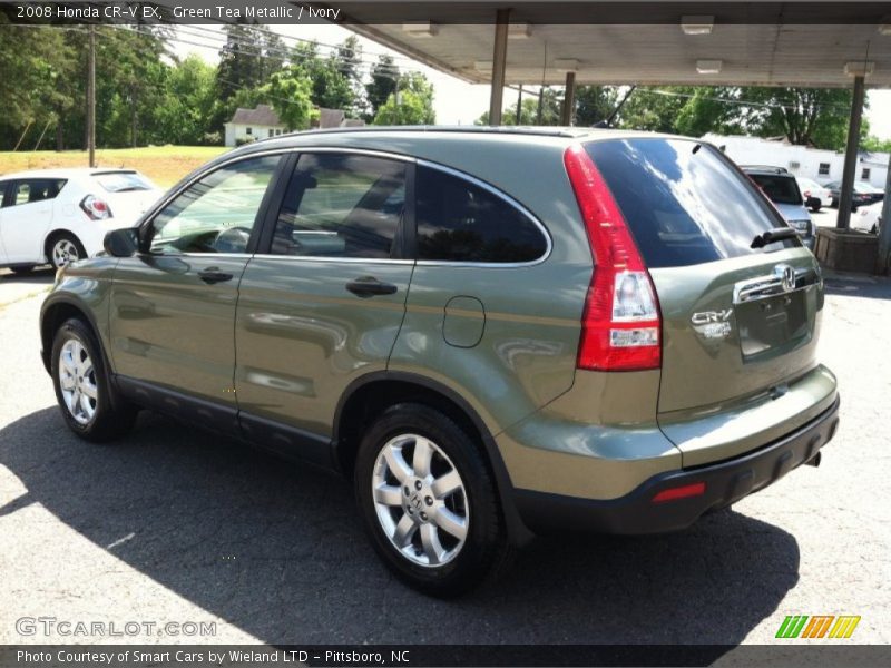 Green Tea Metallic / Ivory 2008 Honda CR-V EX