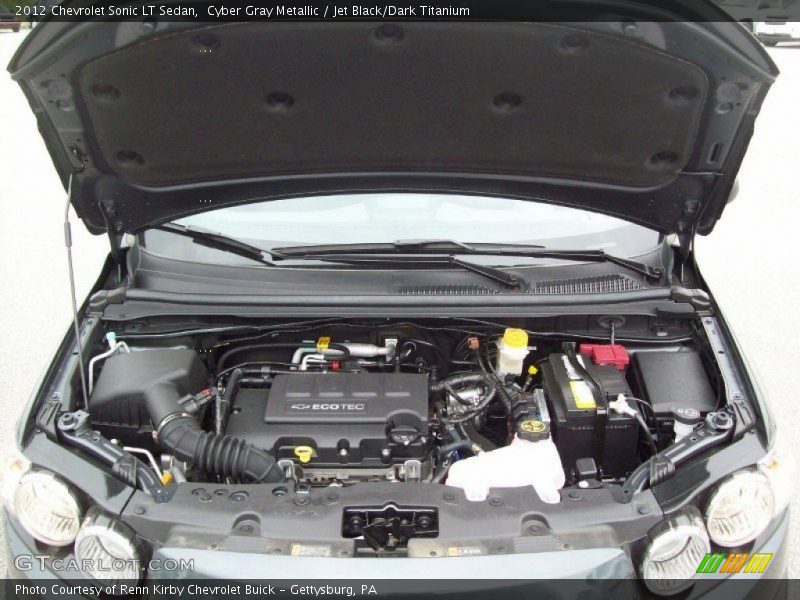 Cyber Gray Metallic / Jet Black/Dark Titanium 2012 Chevrolet Sonic LT Sedan