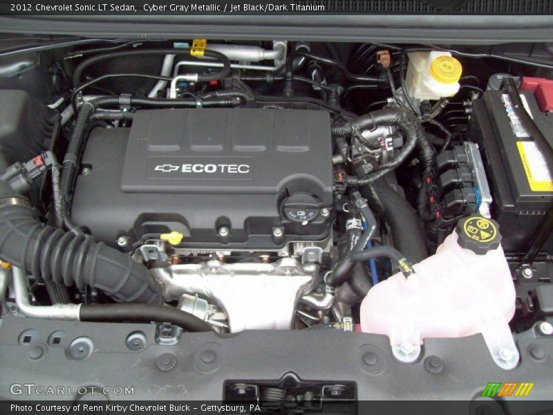 Cyber Gray Metallic / Jet Black/Dark Titanium 2012 Chevrolet Sonic LT Sedan