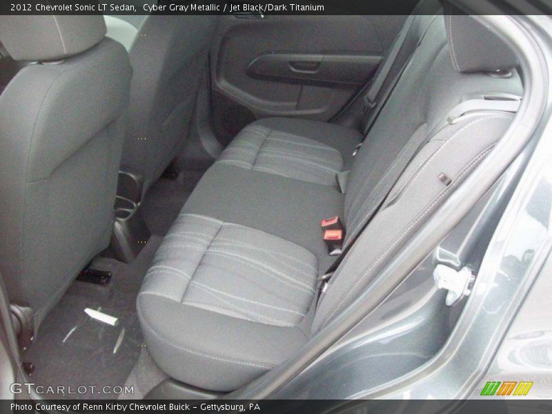 Cyber Gray Metallic / Jet Black/Dark Titanium 2012 Chevrolet Sonic LT Sedan