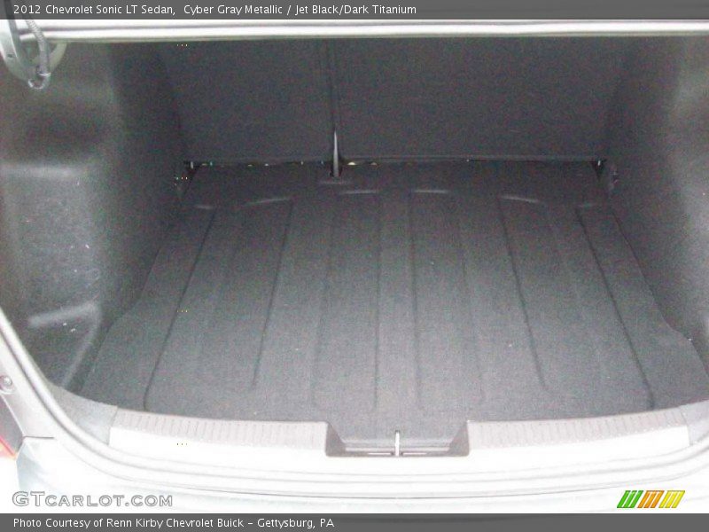 Cyber Gray Metallic / Jet Black/Dark Titanium 2012 Chevrolet Sonic LT Sedan