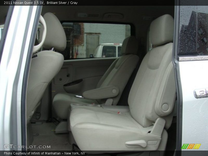 Brilliant Silver / Gray 2011 Nissan Quest 3.5 SV