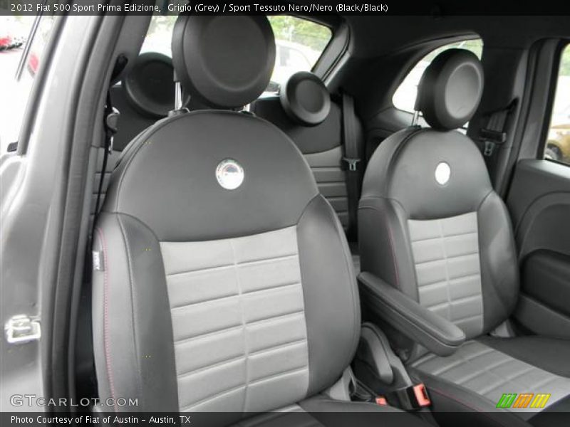  2012 500 Sport Prima Edizione Sport Tessuto Nero/Nero (Black/Black) Interior