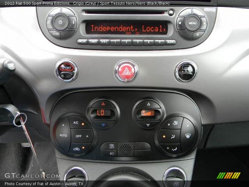 Controls of 2012 500 Sport Prima Edizione