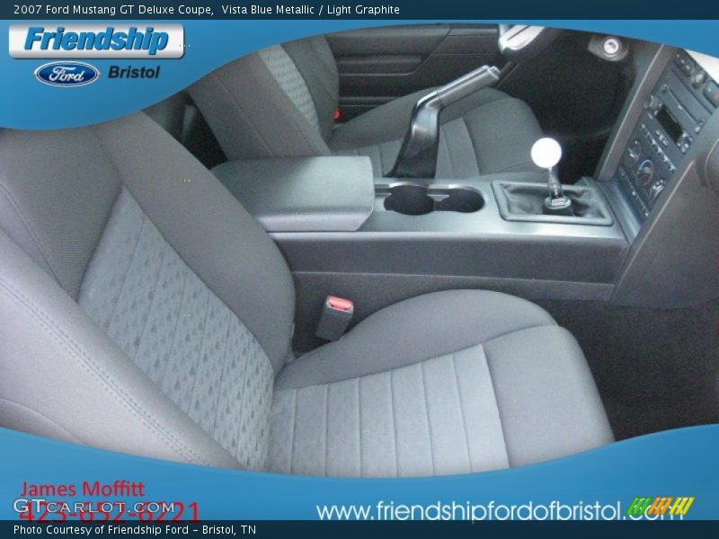 Vista Blue Metallic / Light Graphite 2007 Ford Mustang GT Deluxe Coupe