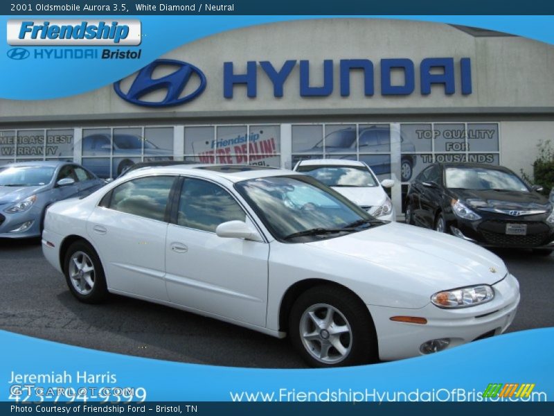 White Diamond / Neutral 2001 Oldsmobile Aurora 3.5