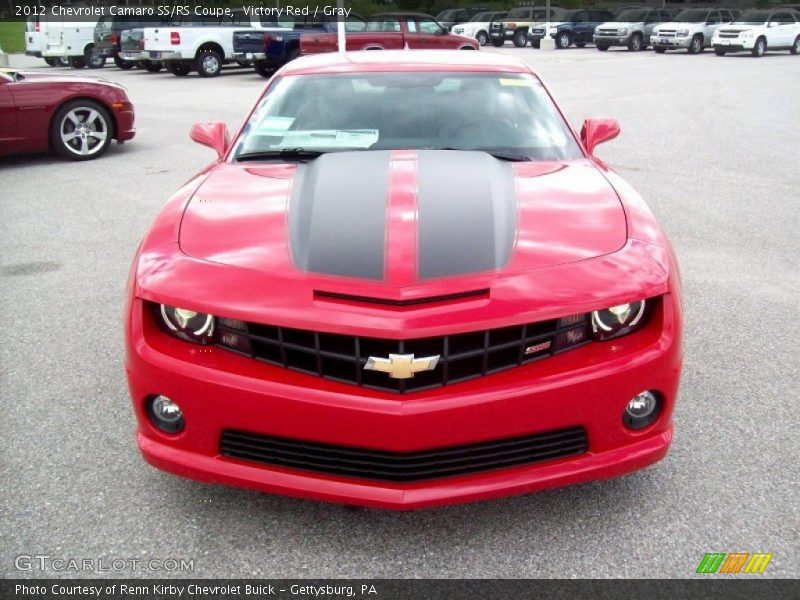 Victory Red / Gray 2012 Chevrolet Camaro SS/RS Coupe