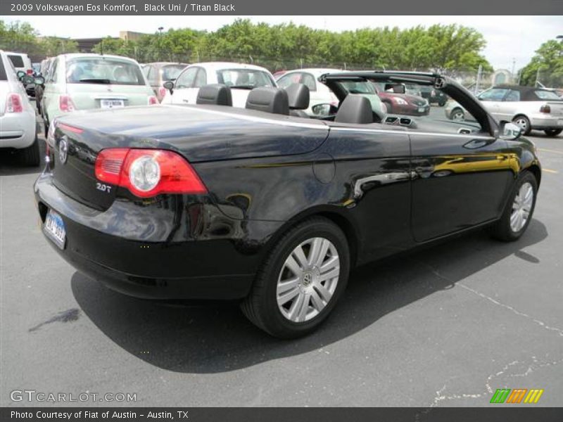Black Uni / Titan Black 2009 Volkswagen Eos Komfort