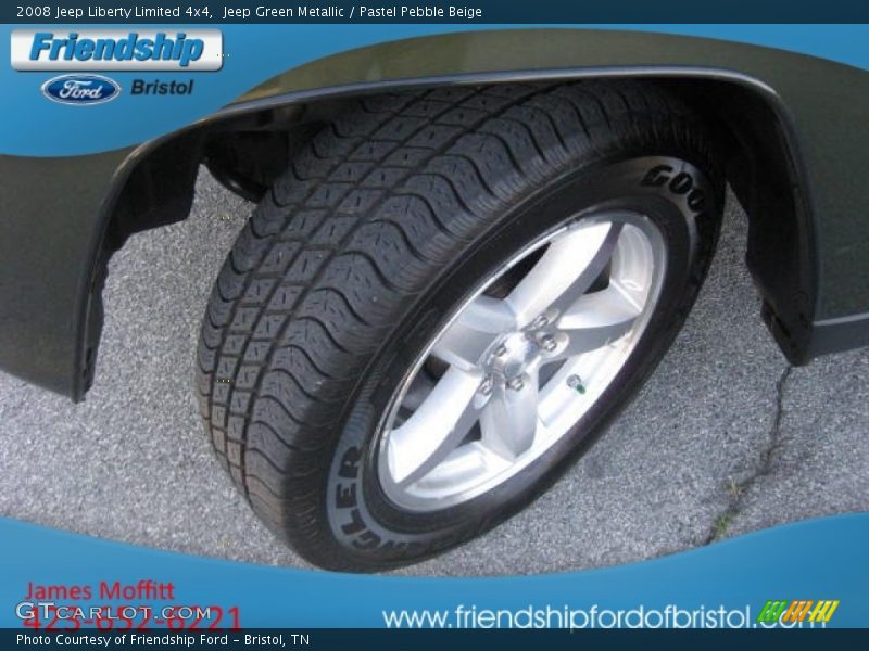 Jeep Green Metallic / Pastel Pebble Beige 2008 Jeep Liberty Limited 4x4
