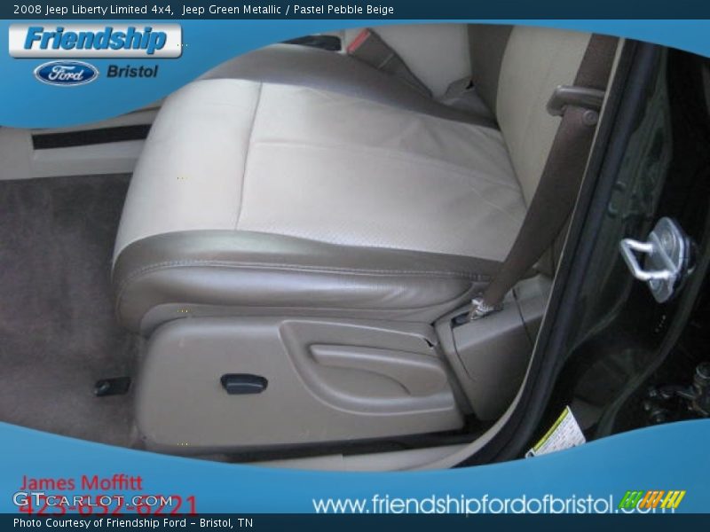 Jeep Green Metallic / Pastel Pebble Beige 2008 Jeep Liberty Limited 4x4