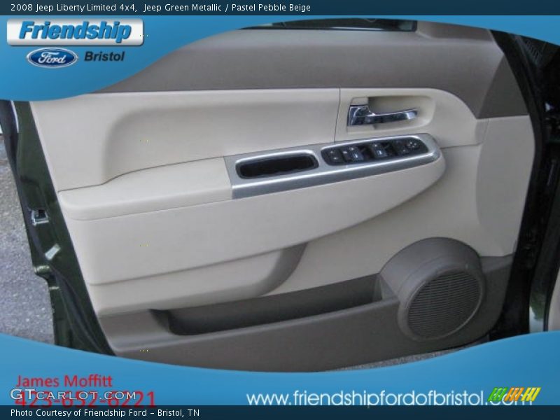 Jeep Green Metallic / Pastel Pebble Beige 2008 Jeep Liberty Limited 4x4