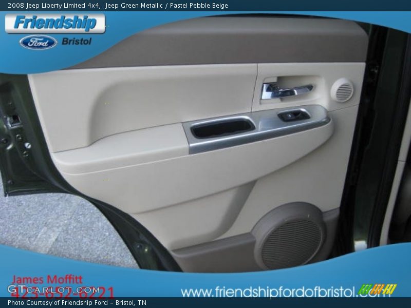 Jeep Green Metallic / Pastel Pebble Beige 2008 Jeep Liberty Limited 4x4