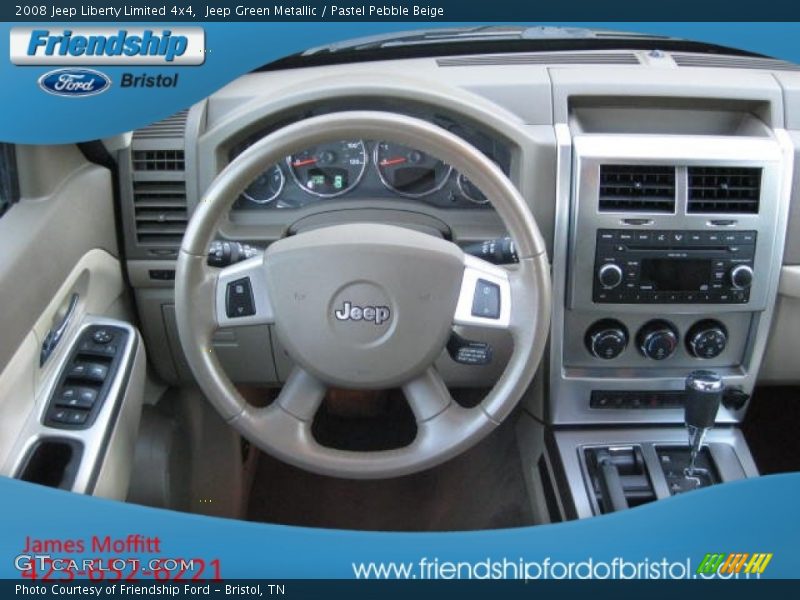 Jeep Green Metallic / Pastel Pebble Beige 2008 Jeep Liberty Limited 4x4