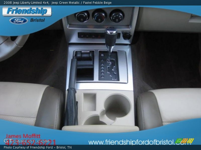 Jeep Green Metallic / Pastel Pebble Beige 2008 Jeep Liberty Limited 4x4