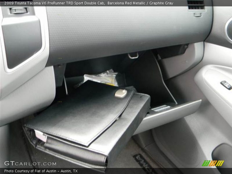 Barcelona Red Metallic / Graphite Gray 2009 Toyota Tacoma V6 PreRunner TRD Sport Double Cab