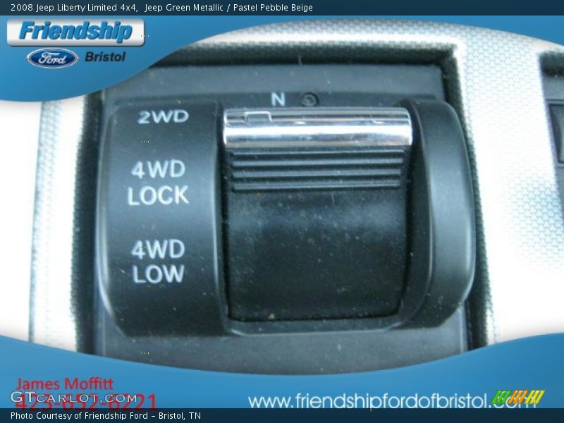 Jeep Green Metallic / Pastel Pebble Beige 2008 Jeep Liberty Limited 4x4