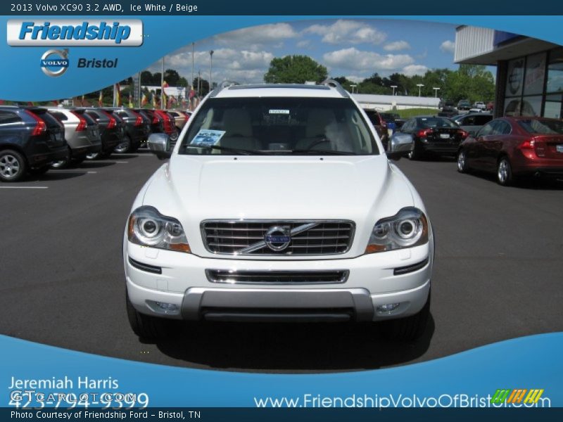 Ice White / Beige 2013 Volvo XC90 3.2 AWD