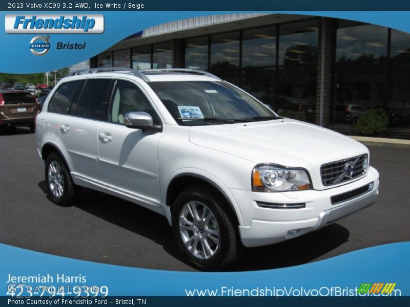 Ice White / Beige 2013 Volvo XC90 3.2 AWD