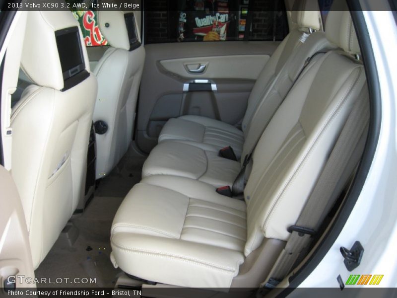 Rear Seat of 2013 XC90 3.2 AWD