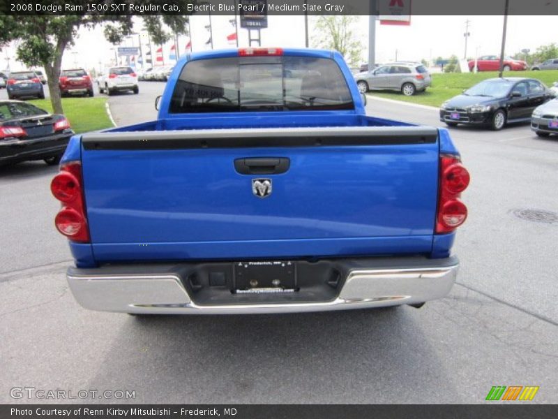 Electric Blue Pearl / Medium Slate Gray 2008 Dodge Ram 1500 SXT Regular Cab