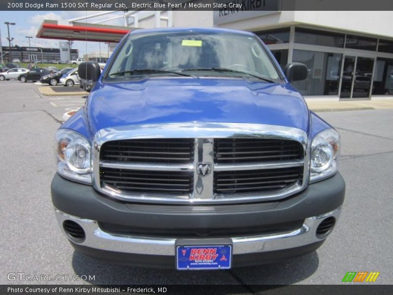 Electric Blue Pearl / Medium Slate Gray 2008 Dodge Ram 1500 SXT Regular Cab