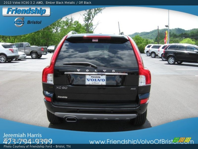 Ember Black Metallic / Off Black 2013 Volvo XC90 3.2 AWD