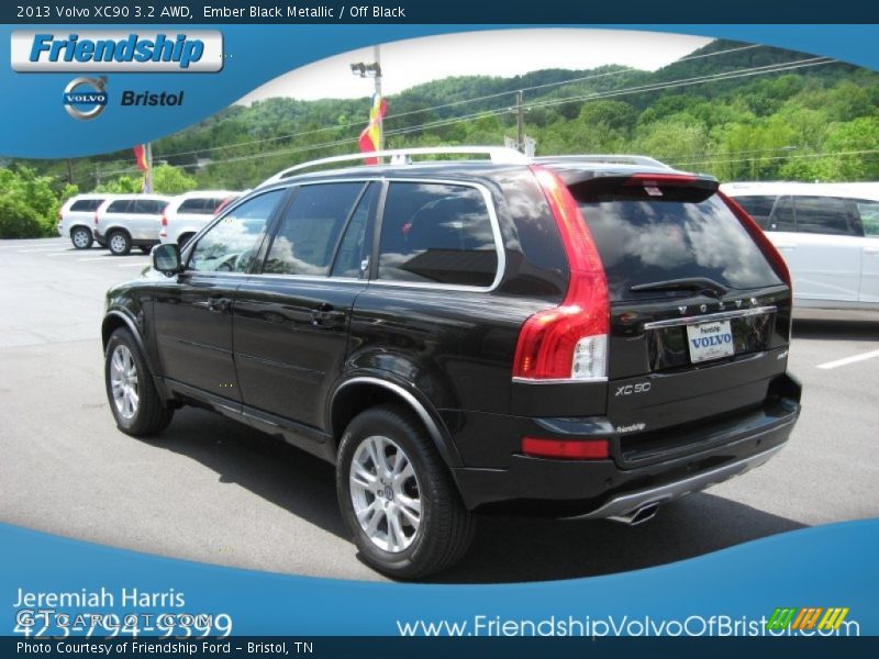Ember Black Metallic / Off Black 2013 Volvo XC90 3.2 AWD