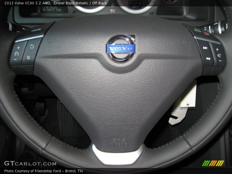 Ember Black Metallic / Off Black 2013 Volvo XC90 3.2 AWD