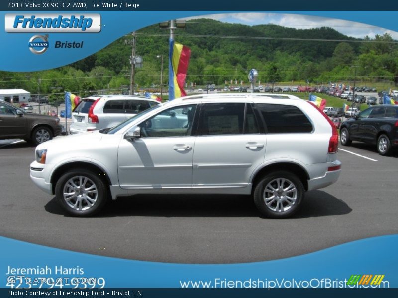 Ice White / Beige 2013 Volvo XC90 3.2 AWD