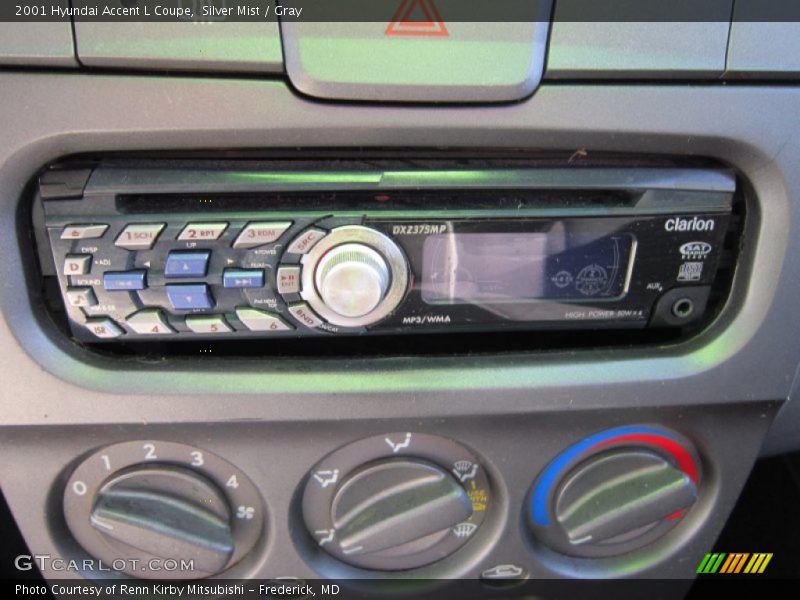 Silver Mist / Gray 2001 Hyundai Accent L Coupe