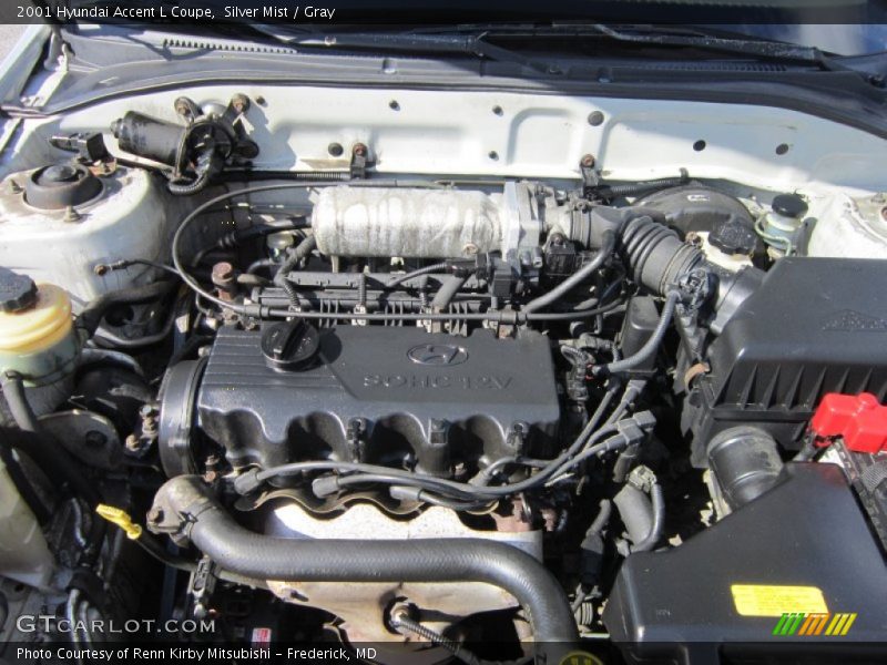  2001 Accent L Coupe Engine - 1.5 Liter SOHC 12-Valve 4 Cylinder