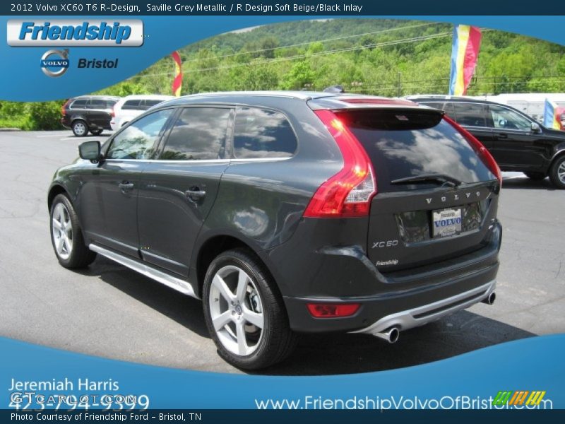 Saville Grey Metallic / R Design Soft Beige/Black Inlay 2012 Volvo XC60 T6 R-Design