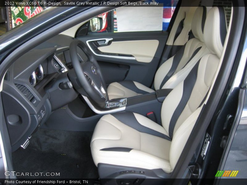 Saville Grey Metallic / R Design Soft Beige/Black Inlay 2012 Volvo XC60 T6 R-Design