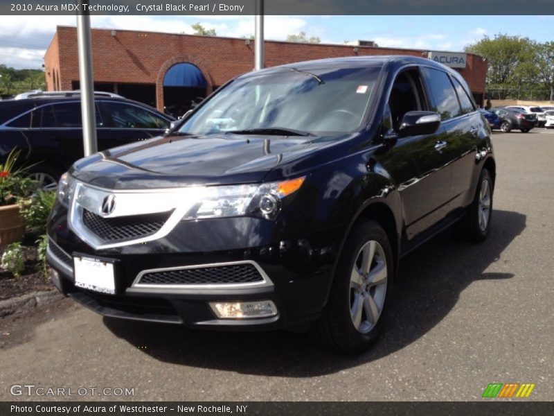 Crystal Black Pearl / Ebony 2010 Acura MDX Technology