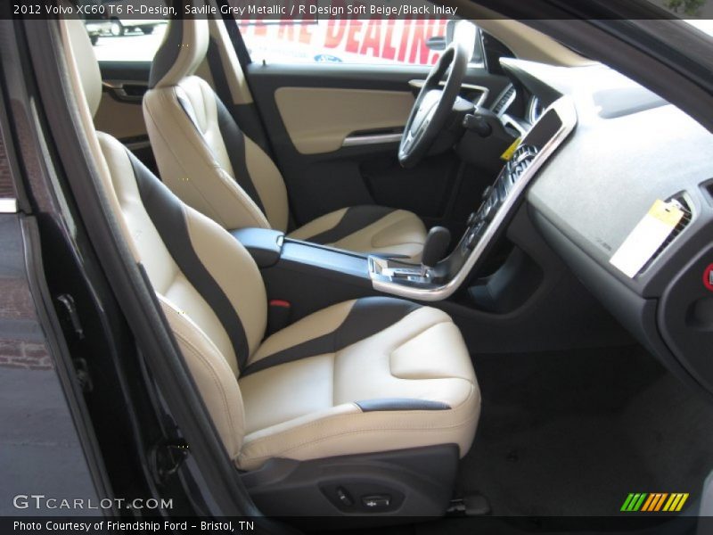 Saville Grey Metallic / R Design Soft Beige/Black Inlay 2012 Volvo XC60 T6 R-Design