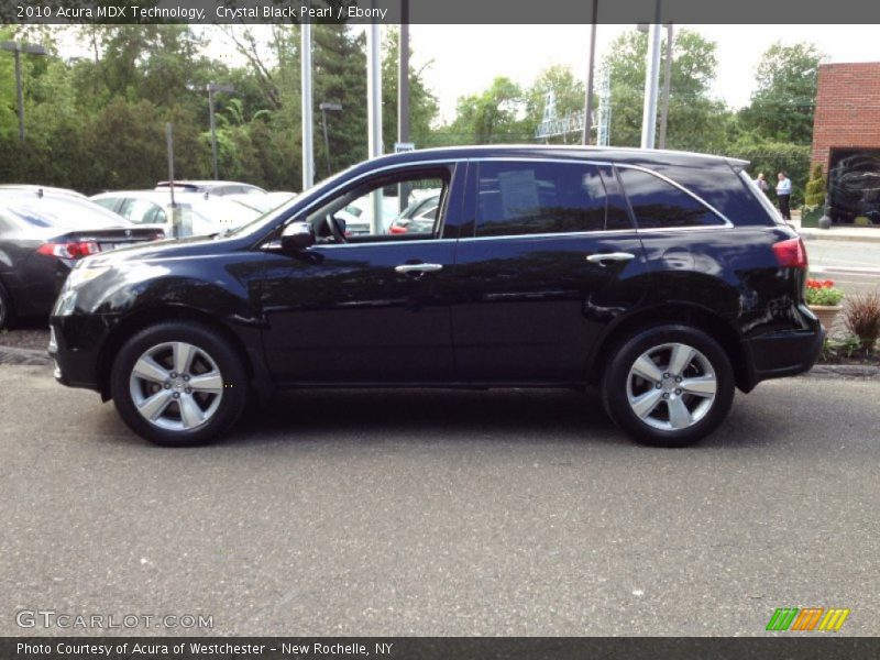 Crystal Black Pearl / Ebony 2010 Acura MDX Technology