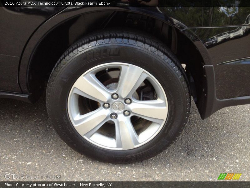 Crystal Black Pearl / Ebony 2010 Acura MDX Technology