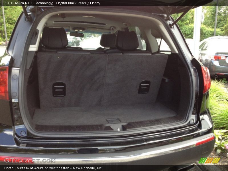 Crystal Black Pearl / Ebony 2010 Acura MDX Technology